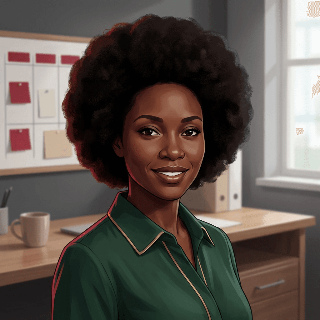 AI-generated portrait of Ana, Account Manager